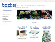 Tablet Screenshot of bozkarmarine.com